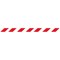 WallPro 450 Barrier Blk with Red/Wht Belt 7.6m