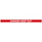 WallPro 450 Barrier Blk Danger Keep Out Red/White Belt 7.6m