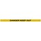 WallPro 450 Barrier Blk Danger Keep Out Ylw/Blk Belt 7.6m