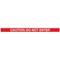 WallPro 450 Barrier Yellow with Do Not Enter Red/White Belt 7.6m