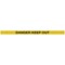 WallPro 450 Barrier Ylw with Danger Keep Out Ylw/Blk Belt 7.6m