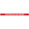 WallPro 450 Barrier Blk with Do Not Enter Red/Wht Belt 9.1m