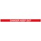 WallMaster 300 Barrier Blk with Danger Keep Out Red/Wht Belt 3m
