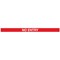 WallMaster 300 Barrier Blk with No Entry Red/Wht Belt 3m