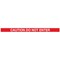 WallMaster 300 Barrier P/Chrome with Do Not Enter Red/Wht Text Belt 3m