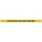 WallMaster 300 Barrier P/Chrome with Do Not Enter Ylw/Blk Text Belt 3m