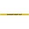 WallMaster 300 Barrier Ylw with Danger Keep Out Ylw/Black Belt 3m