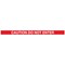 WallMaster 400 Barrier Blk with Do Not Enter Red/Wht Belt 4.6m