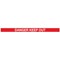 WallMaster 400 Barrier Blk with Danger Keep Out Red/Wht Belt 4.6m