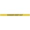 WallMaster 400 Barrier Blk with Danger Keep Out Ylw/Blk Belt 4.6m