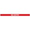 WallMaster 400 Barrier Blk with No Entry Red/Wht Belt 4.6m