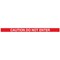 WallMaster 400 Barrier Ylw with Do Not Enter Red/Wht Belt 4.6m
