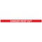 WallMaster 400 Barrier Ylw with Danger Keep Out Red/Wht Belt 4.6m