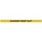 WallMaster 400 Barrier Ylw with Danger Keep Out Ylw/Blk Belt 4.6m