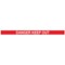 WallMaster 450 Barrier Blk with Danger Red/Wht Text Belt 7.6m