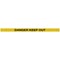WallMaster 450 Barrier Blk with Danger Ylw/Blk Belt 7.6m