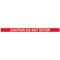 WallMaster 450 Barrier Blk with Caution Red/Wht Belt 10.6m