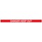 WallPro 300 Magn Barrier Blk Danger Keep Out Red/Wht 3m