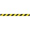 WallPro 400 Magn Back/Belt End Barrier Blk with Ylw/Blk Belt 4.6m