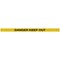 WallPro 450 Magn Back/Belt End Barrier Blk + Danger Ylw/Blk 7.6m