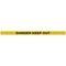 WallPro 450 Magn Back/Belt End Barrier Ylw + Danger Ylw/Blk 7.6m