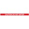 WallPro 450 Magn Back/Belt End Barrier Black + Caution Red/Wht 9.1m