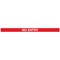 WallPro 450 Magn Back/Belt End Barrier Black + No Entry Red/Wht 9.1m