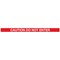 WallMaster 300 Magn Back Barrier Blk with Do Not Enter Red/Wht 3m