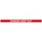 WallMaster 300 Magn Back Barrier Blk with Danger Red/Wht 3m