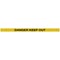WallMaster 300 Magn Back Barrier Blk with Danger Ylw/Blk 3m