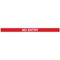 WallMaster 300 Magn Back Barrier Blk with No Entry Red/Wht 3m