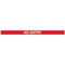 WallMaster300 Magn Back Barrier P/Chrome with No Entry Red/Wht 3m