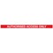 WallMaster 300 Magn Back Barrier Ylw with Auth Access Red/Wht 3m