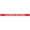 WallMaster 300 Magn Back Barrier Ylw with Caution Red/Wht 3m
