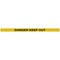 WallMaster 300 Magn Back Barrier Ylw with Danger Ylw/Blk 3m