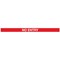 WallMaster 300 Magn Back Barrier Ylw with No Entry Red/Wht 3m
