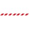 WallMaster 400 Magn Back Barrier Blk with Red/Wht Belt 4.6m