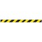 WallMaster 400 Magn Back Barrier Blk with A/Access Ylw/Blk 4.6m