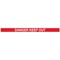 WallMaster 400 Magn Back Barrier Blk with Danger Red/Wht 4.6m