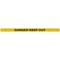WallMaster 400 Magn Back Barrier Blk with Danger Ylw/Blk 4.6m