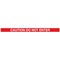 WallMaster 400 Magn Back Barrier Ylw with Caution Red/Wht 4.6m