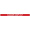 WallMaster 400 Magn Back Barrier Ylw with Danger Red/Wht 4.6m