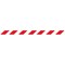 WallMaster 450 Magn Back/Belt End Barrier Blk + Red/Wht Belt 7.6m