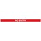 WallMaster 450 Magn Back/Belt End Barrier Blk + No Entry Red/Wht 10.6m