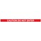 WallMaster 450 Magn Back/Belt End Barrier Ylw + Caution Red/Wht 10.6m