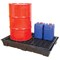 5 Star Evo Recycled Low Level 2 Drum Spillpallets Black FS642134