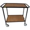 5 Star Mobile Shelf Trolley Wooden Shelves 950x450x900mm FS644077