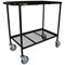5 Star Mobile Shelf Trolley with Mesh Shelves 950x450x900mm FS644237
