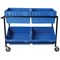 5 Star Mob Cntn Picking Trolley +4 Containers 1260x420x910mm FS647313