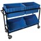 5 Star Mob Cntn Picking Trolley +4 Containers 1260x420x910mm FS647313
